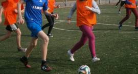 Turniej w piłkę nożną przy SP4 w Zambrowie