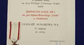 Czerwoniak za honorowe krwiodawstwo otrzymał odznaczenie