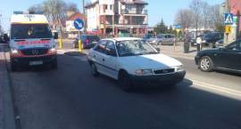 Skutki potrącenia pieszego na przejściu na AWP w dn. 21.04.2011 r.