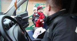 Uczniowie i Policjancji z Zambrowa razem na służbie