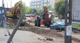 Remont ul. Papieża Jana Pawła II, stan prac na: 6 września 2013r.