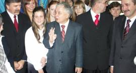 Krótka chwila na wymianę zdań i pamiątkowe zdjęcie z Prezydentem RP /Fot. Grzegorz...