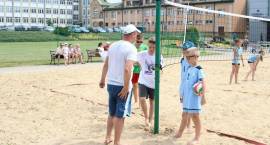 Rywalizowali w piłce plażowej