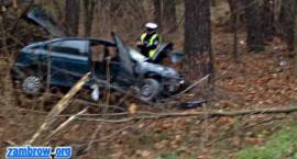 Wypadek na DK63 k/Bacz Mokrych