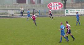 Mecz o mistrzostwo III ligi - Olimpia vs. Pogoń. 6 maja 2009 r. /Fot. Łukasz Całko