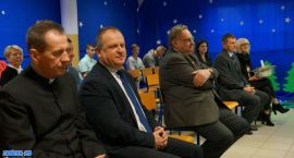 Spotkanie wigilijne w zespole szkół SWEiRP, 22.12.2017 r., fot. M. Szczepański