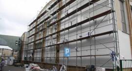 Termomodernizacja hali sportowej przy MG1. Stan prac na 29.09.2011r.