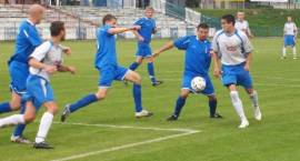 Mecz o mistrzostwo III ligi: Olimpia Zambrów vs. Sokół Sokółka /Fot. Łukasz Całko