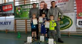 Trójka małych tenisistów w Zambrowa zdominowała turniej w Piszu