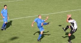 Mecz o mistrzostwo III ligi: Olimpia Zambrów vs. Czarni Olecko. Stadion Zambrów,...