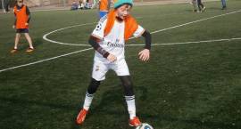 Turniej w piłkę nożną przy SP4 w Zambrowie