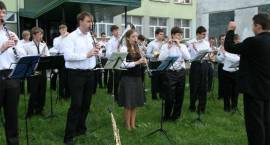 Koncert orkiestry dętej z Ukrainy przed SP3 w Zambrowie