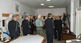 Przedstawiciele Ochotniczej Straży Pożarnej z terenu powiatu zambrowskiego z wizytą w...