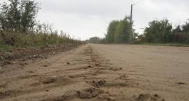 Remont odcinka dorgi powiatowej Zambrów-Wądołki. Stan prac na dn. 7.10.2009 r.