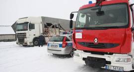 Pożar ciężarówki na krajowej „ósemce”