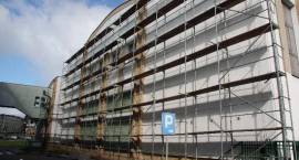 Termomodernizacja hali sportowej przy MG1. Stan prac na 29.09.2011r.