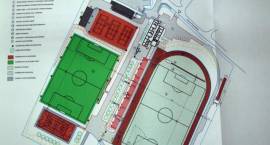 Koncepcja zagospodarowania stadionu i terenów wokół boisk /Fot. Anna Kulesza,...