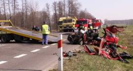 Skutki tragicznego wypadku na trasie nr 8 w okolicach Kołak K. /Fot. Marek Rytelewski -...