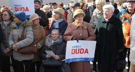 Andrzej Duda z kampanią prezydencją w Zambrowie
