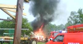 Akcja gaszenia pożaru stodoły w Długoborzu w dn. 06.07.2010 r.