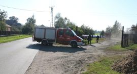 Strażacy walczyli z żywiołem w Srebrnej
