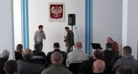 Koncert gości z Lublina w sali odpraw