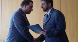 Fot. z 5 kwietnia - nominacja na komendanta /Fot. Wojciech Łojek - KPP w Zambrowie