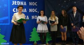 Spotkanie wigilijne w zespole szkół SWEiRP, 22.12.2017 r., fot. M. Szczepański
