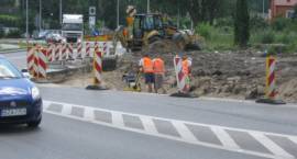 Trwa prostowanie ul. Piłsudskiego
