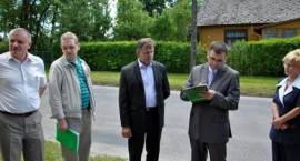 Przekazanie placu budowy ul. Obrońców Zambrowa