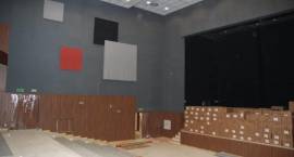 Budowa Centrum Kultury w Zambrowie. Stan prac na 15. lipiec 2011 r. 