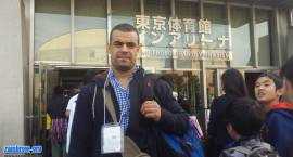 Skander Youssfi podczas XI Mistrzostw Świata Open Karate Kyokushin w Tokio