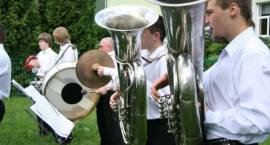 Koncert orkiestry dętej z Ukrainy przed SP3 w Zambrowie