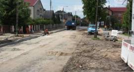 Trwają prace przy remoncie ulicy Obrońców Zambrowa