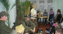 Śpiewana lekcja historii w internacie SOSW w Długoborzu /Fot. z zasobów SOSW