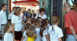 Sportowcy z MP1 Akademia Malucha w Zambrowie w Centrum Olimpijskim w Warszawie /Fot. z...