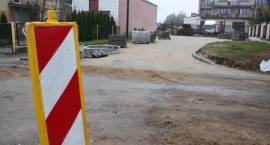 Przebudowa ul. Wodnej i Wąskiej w centrum Zambrowa. Stan prac na: 19.10.2010r.