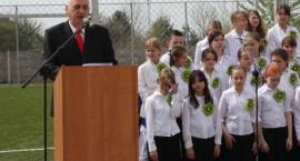 Uroczyste otwarcie kompleksu Moje Boisko Orlik 2012 przy Szkole Podstawowej nr 4 w...
