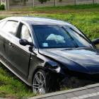 Auto w rowie w Woli Zambrzyckiej