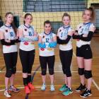 Rekord Zambrów rocznik 2007: Julia Wieczorek, Nikola Jara, Kamila Leśniewska, Weronika...