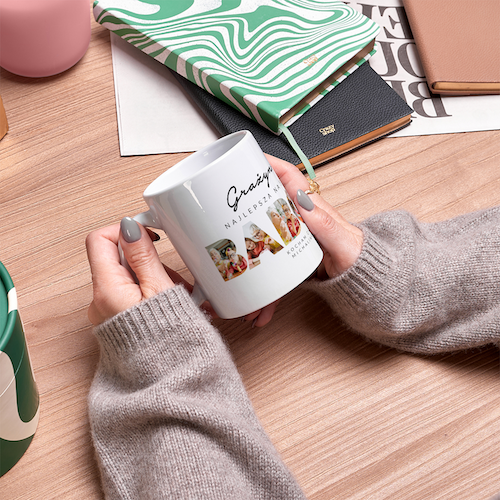 Kubek NAJLEPSZA BABCIA ze zdjęciami