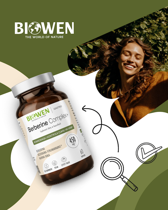 Berberyna Complex+ Biowen 60 kapsułek