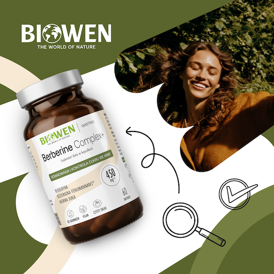 Berberyna Complex+ Biowen 60 kapsułek