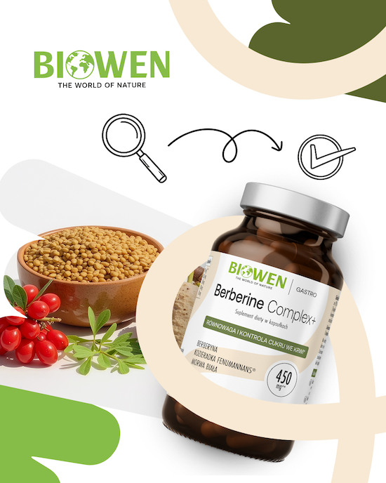 Berberyna Complex+ Biowen 60 kapsułek