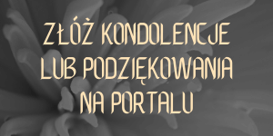 zamów podziękowania lub kondolencje