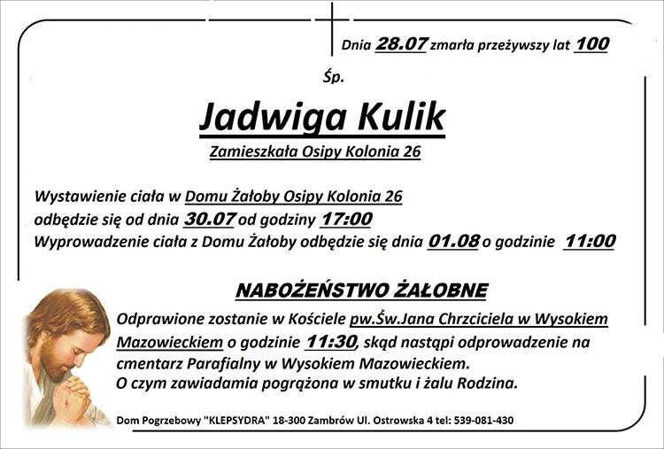 Jadwiga Kulik