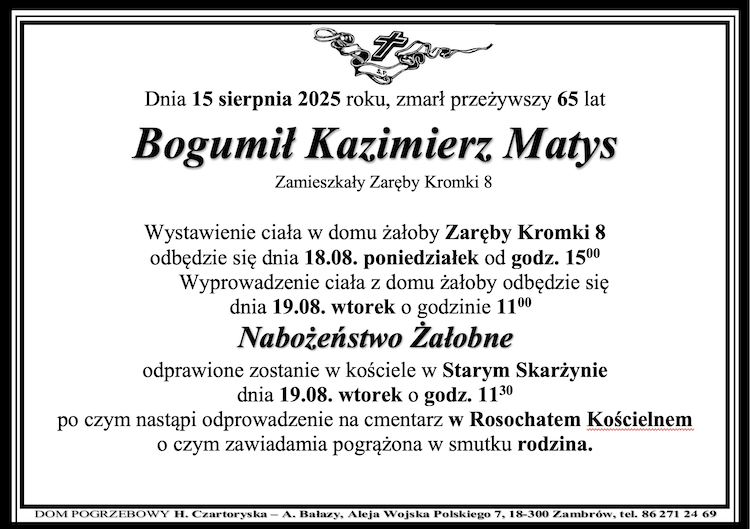 Bogumił Kazimierz Matys