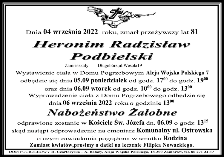 Heronim Radzisław  Podbielski