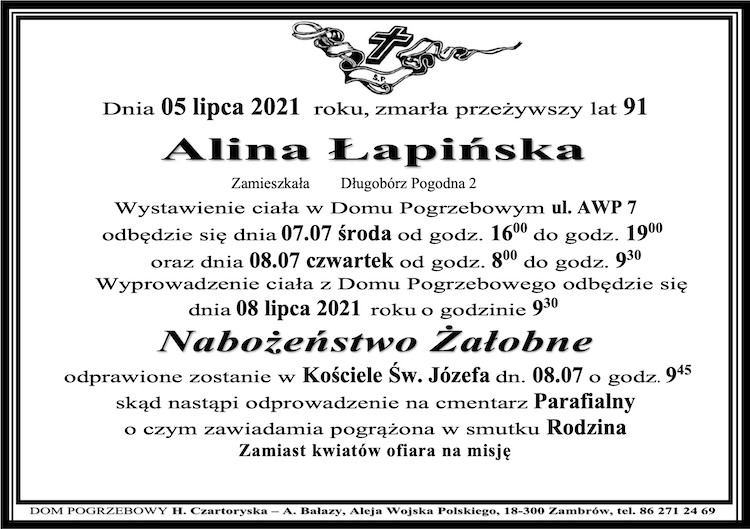 Alina Łapińska