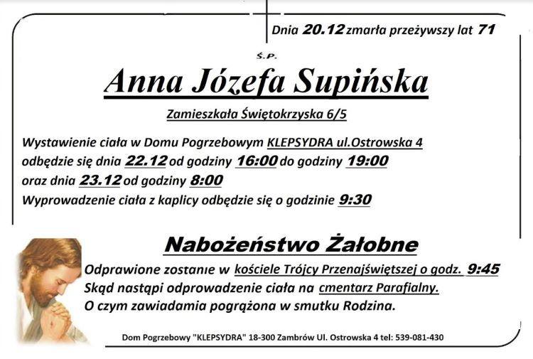 Anna Józefa Supińska